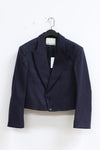 SAMUEL GUI YANG MW SIR Wool Jacket MWAW22BL04-1 Navy Blue